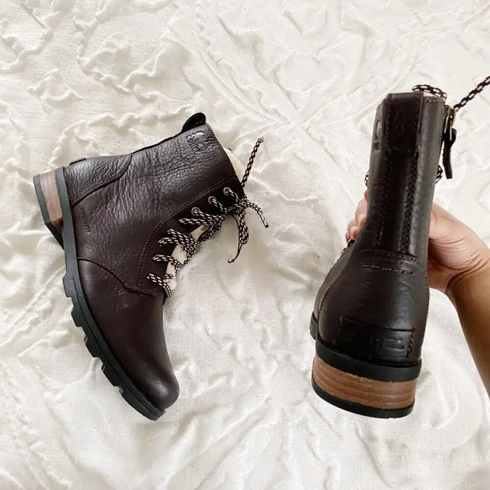 Sorel Emelie Lace Cozy Boot Size 7.5 New